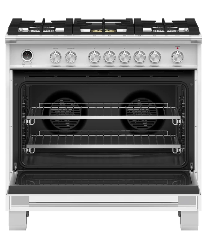 36" Series 9 Classic 5 Burner Dual Fuel Self-Cleaning Range OR36SCG6W1