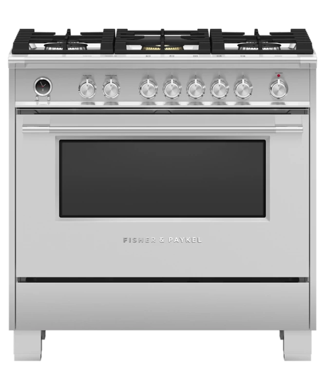 Dual Fuel Range, 36", 5 Burners, Self-cleaning OR36SCG6X1
