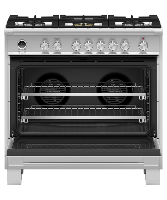 Dual Fuel Range, 36", 5 Burners, Self-cleaning OR36SCG6X1
