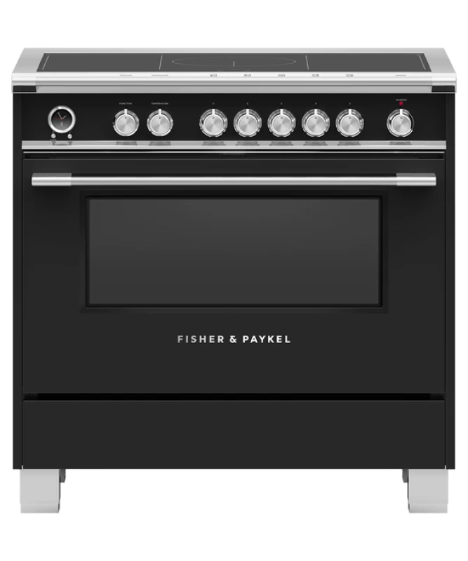 36" Series 9 Classic 5 Zone Induction Self-Cleaning Range, 2 SmartZones OR36SCI6B1