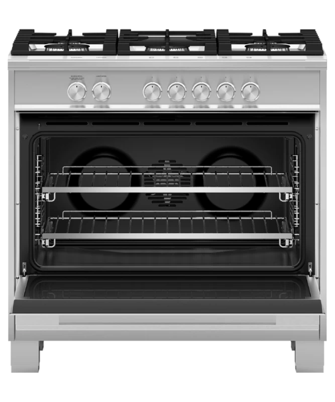 Gas Range, 36", 5 Burners view 2