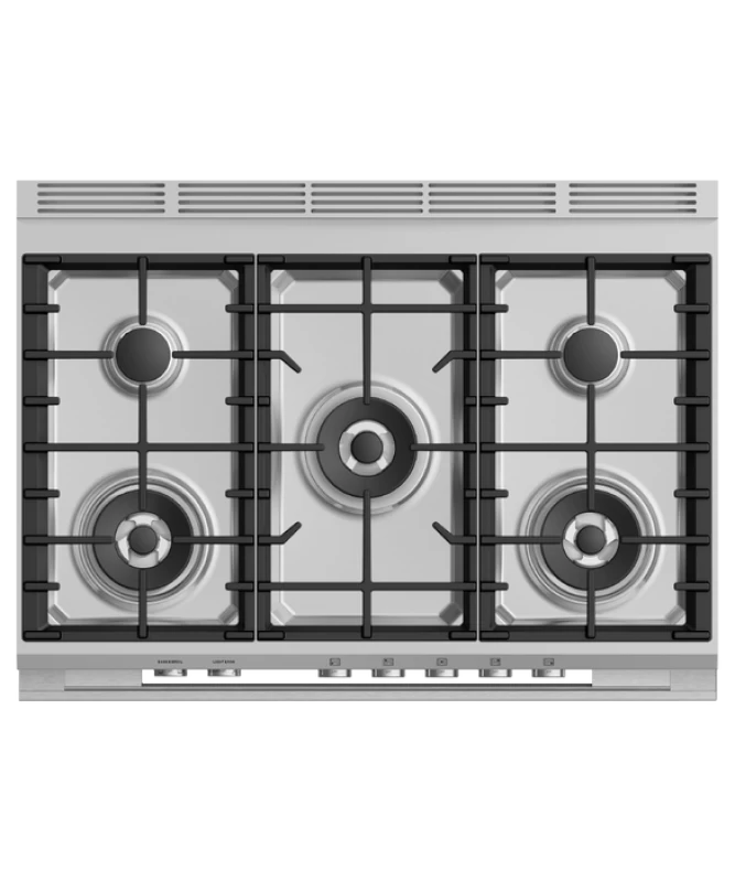 Gas Range, 36", 5 Burners view 3