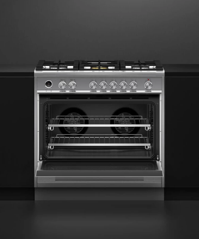 Dual Fuel Range, 36", 5 Burners, Self-cleaning view 5