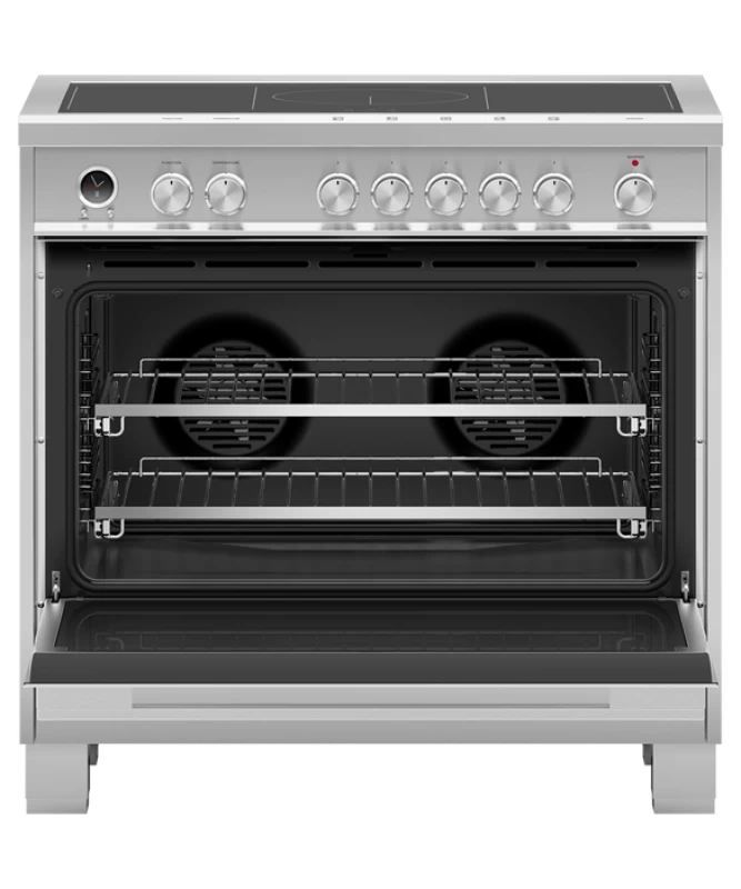 Induction Range, 36", 5 Zones with SmartZone, Self-cleaning view 2