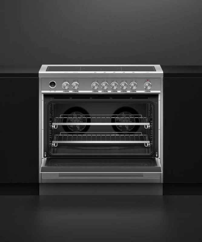 Induction Range, 36", 5 Zones with SmartZone, Self-cleaning view 6