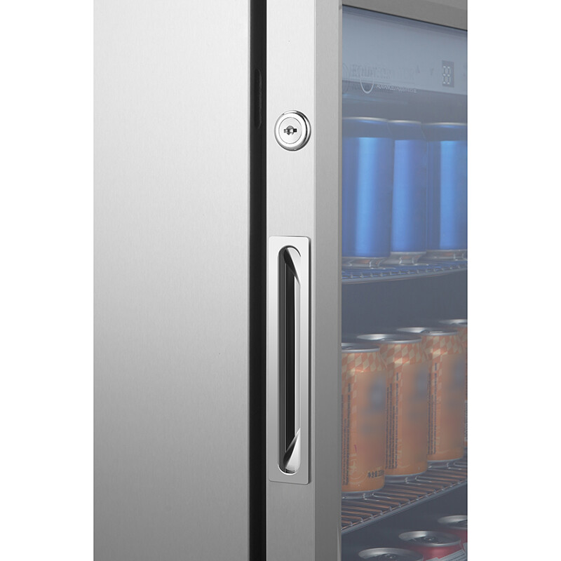 4.6cf Outdoor/Indoor Refrigerator IPX4 SS Builtin/FS 110 cans 6 Bottles OR460