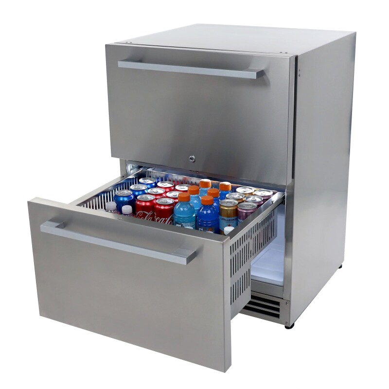 Avanti ELITE Series Indoor/Outdoor Undercounter Drawer Refrigerator OR525U5D, product image 5 of 11