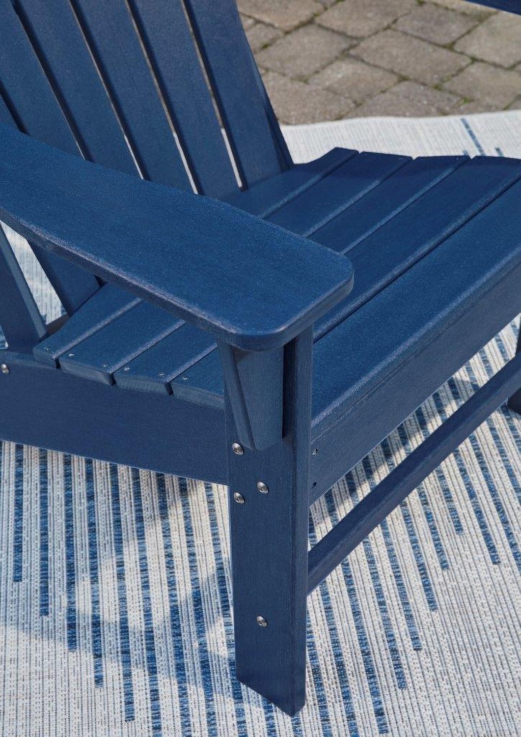 Sundown Treasure Blue Outdoor Adirondack Chair P009898
