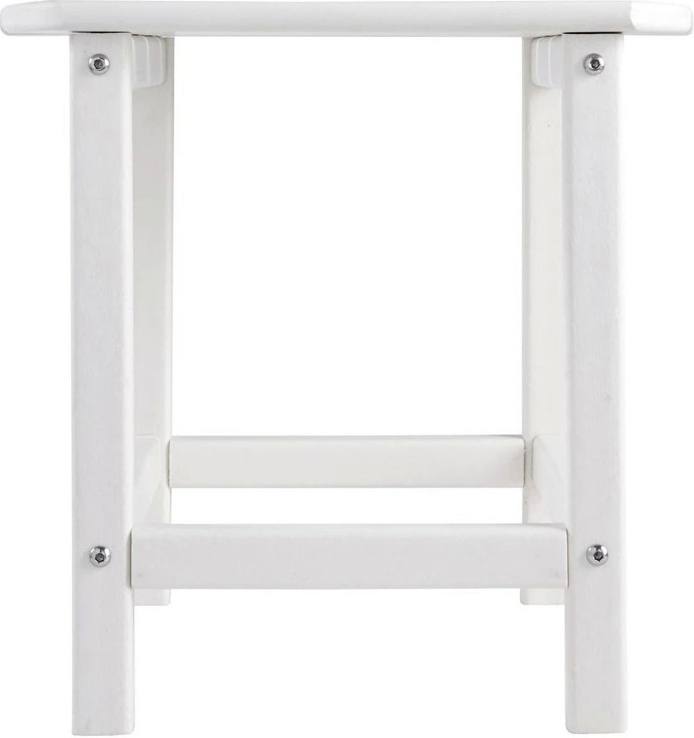 Sundown Treasure White Outdoor Rectangular End Table P011703