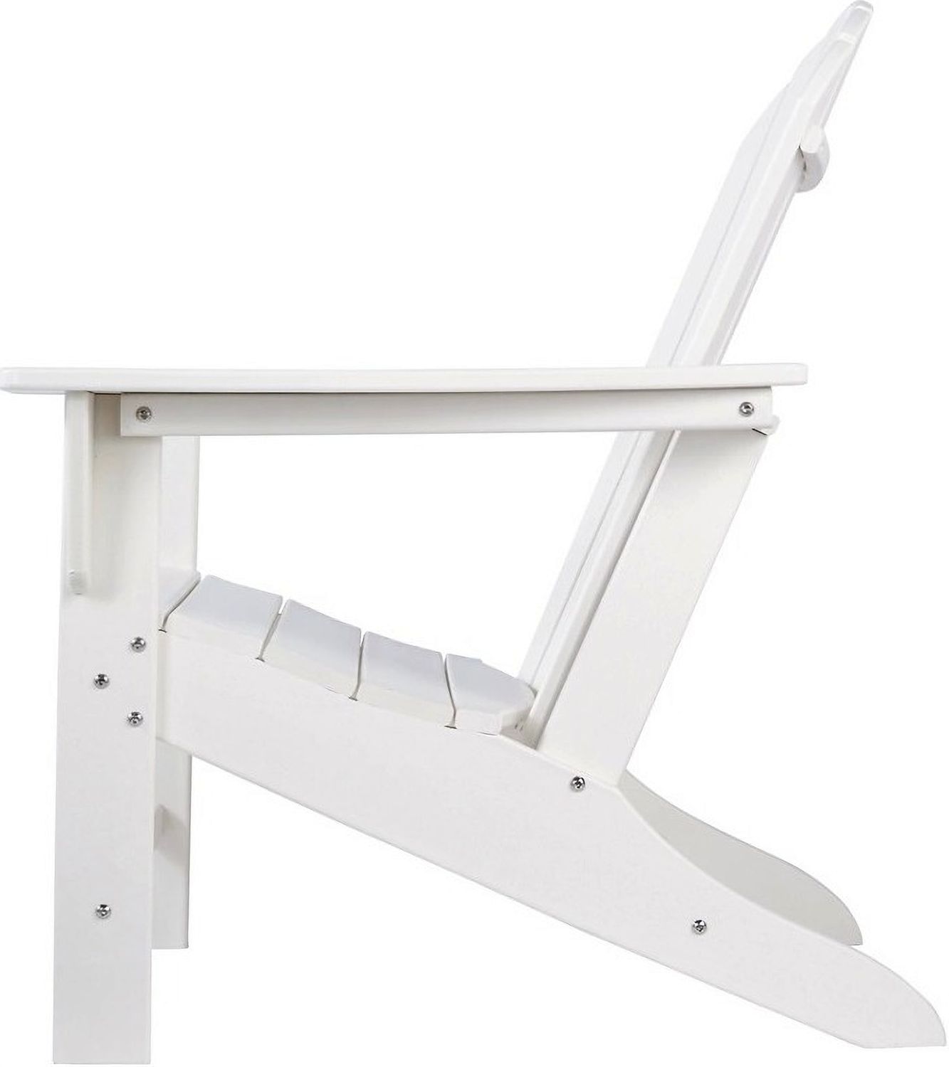Sundown Treasure White Outdoor Adirondack Chair P011898