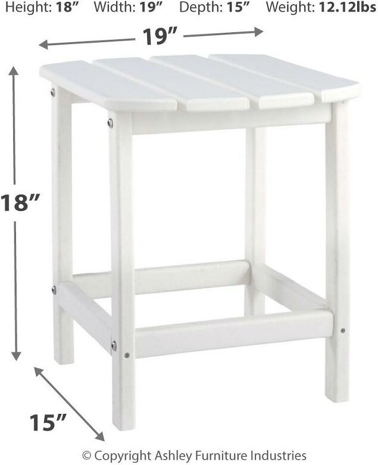 Sundown Treasure Outdoor Conversation Set In White P011P1