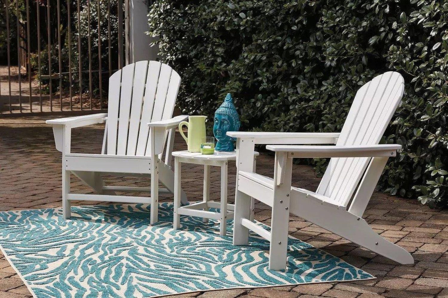 Sundown Treasure Outdoor Conversation Set In White P011P1