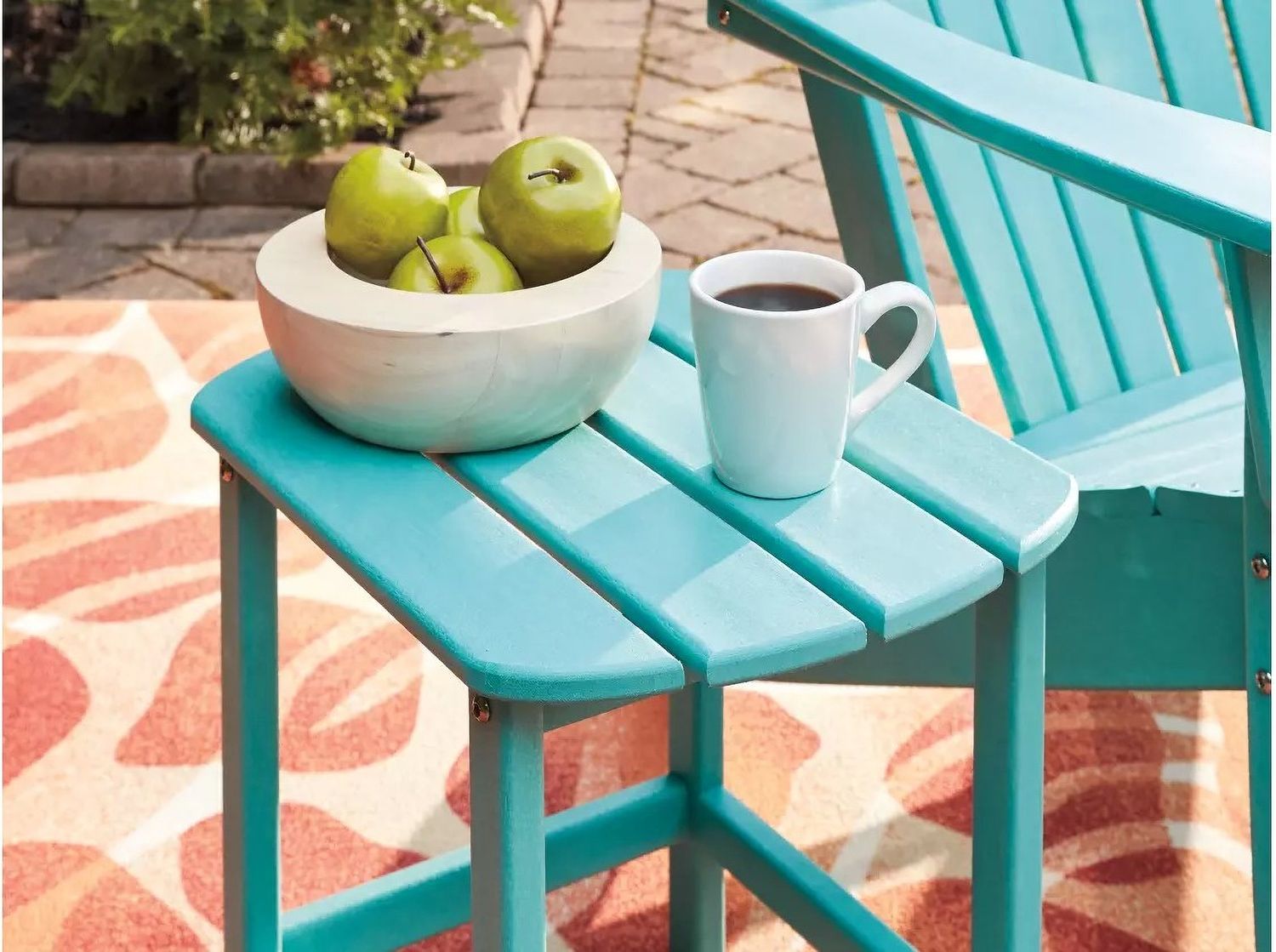 Sundown Treasure Turquoise Outdoor Rectangular End Table P012703