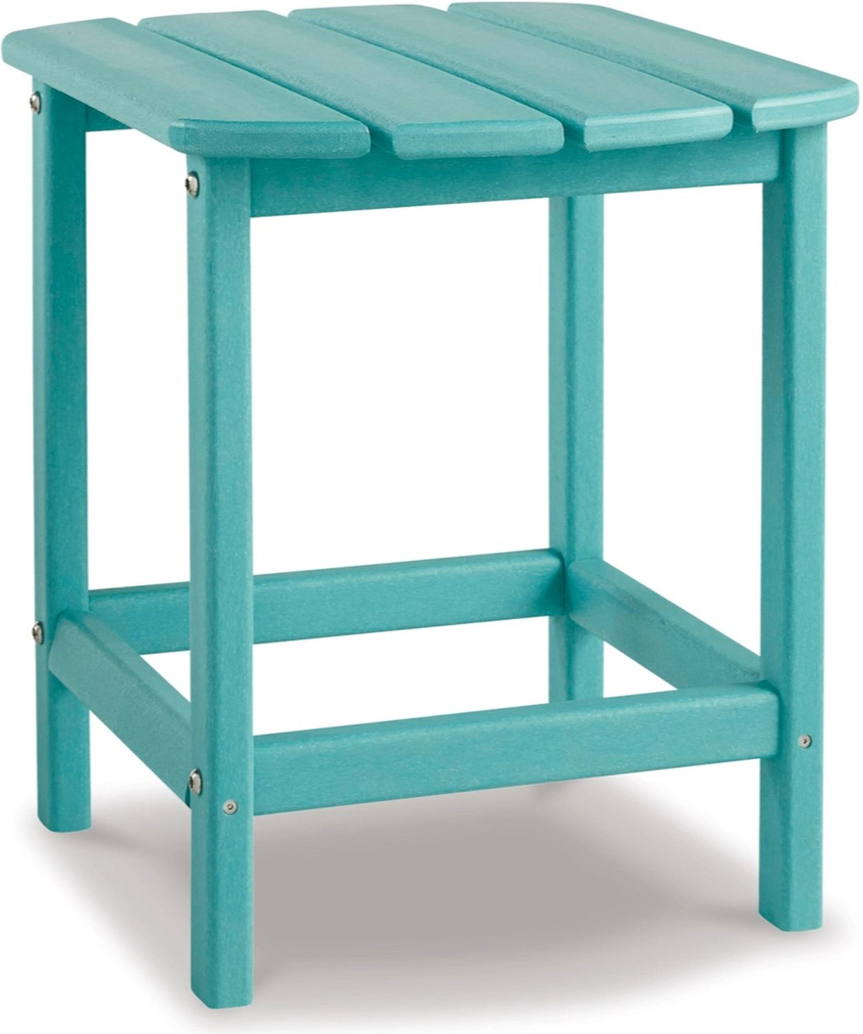 Sundown Treasure Turquoise Adirondack Chair with End Table P012P1