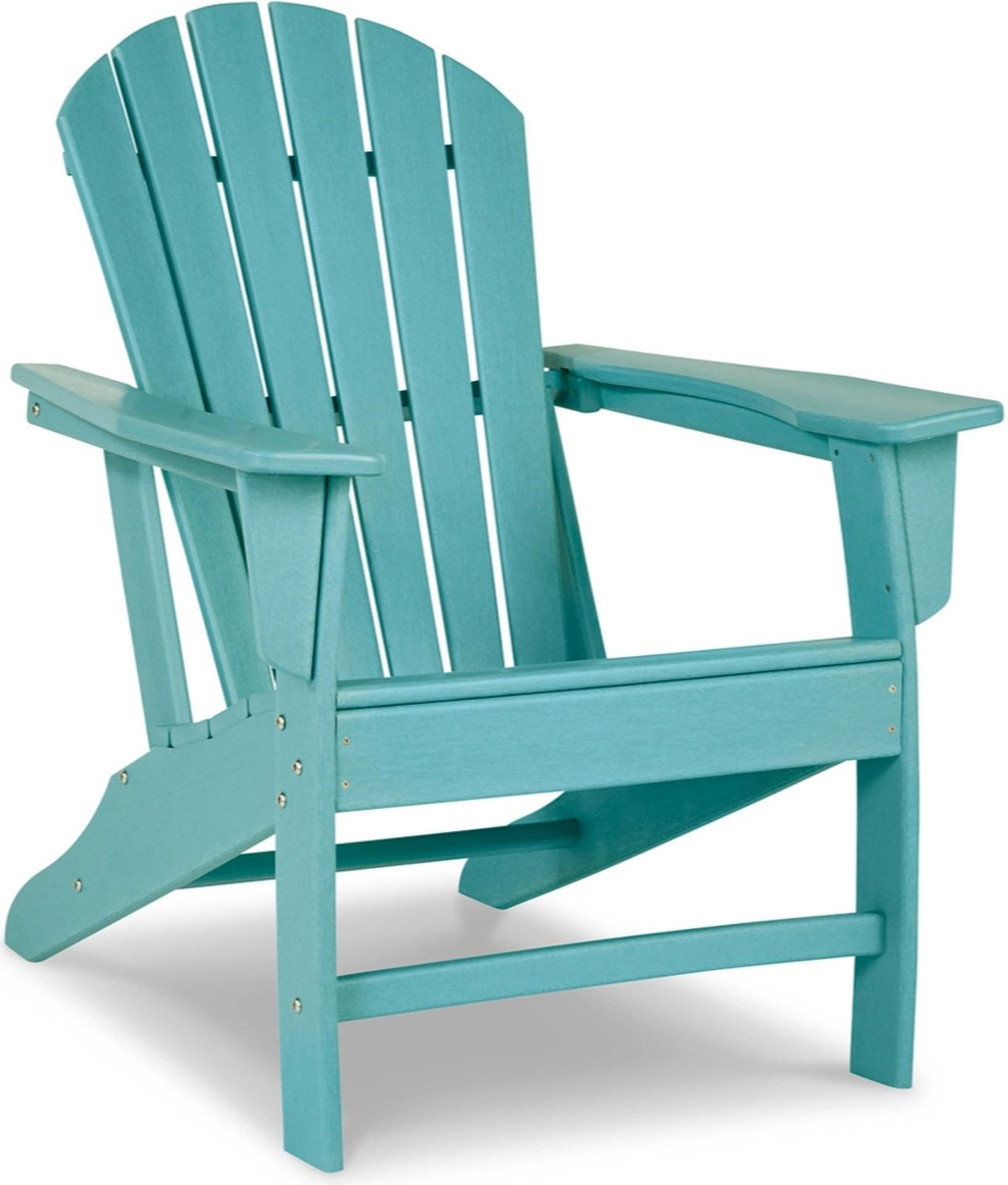 Sundown Treasure Turquoise Adirondack Chair with End Table P012P1