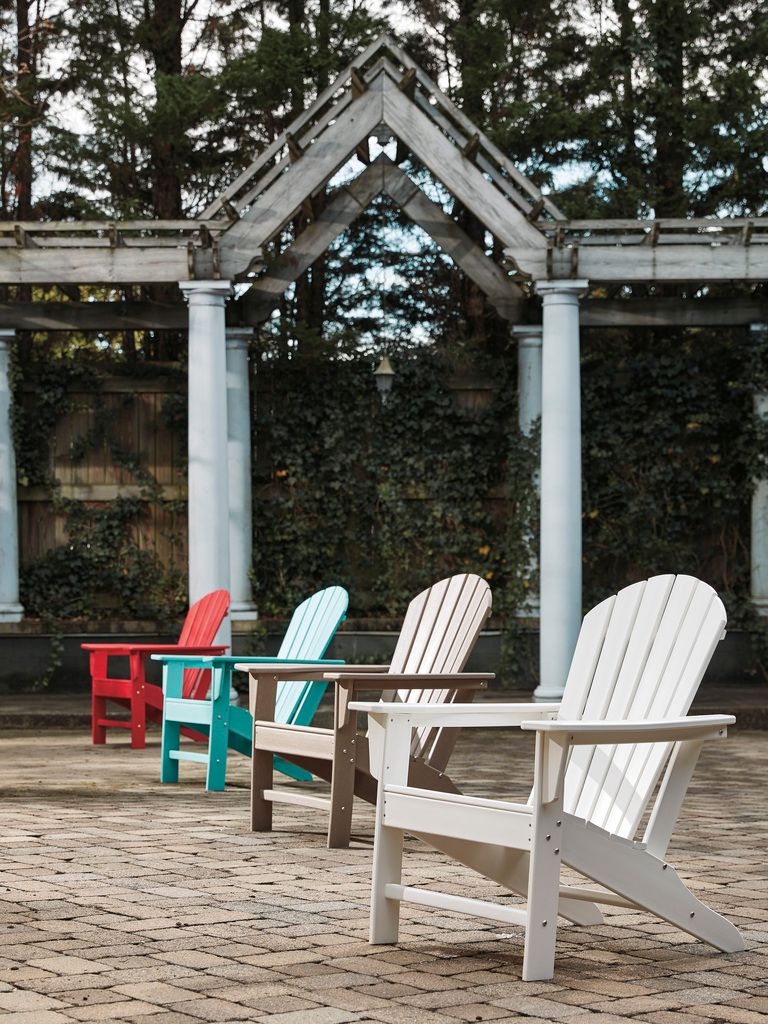 Sundown Treasure Turquoise Adirondack Chair with End Table P012P1