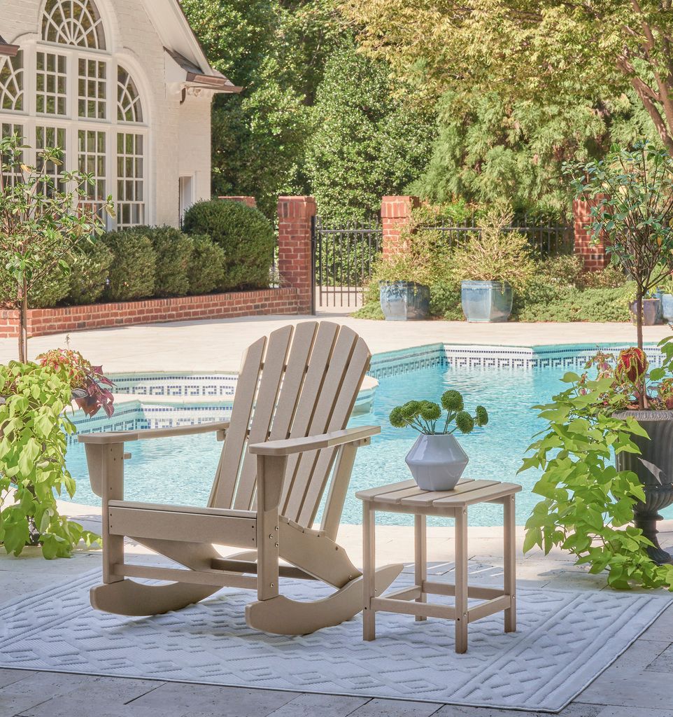 Sundown Treasure Outdoor Rocking Chair In Driftwood P014827