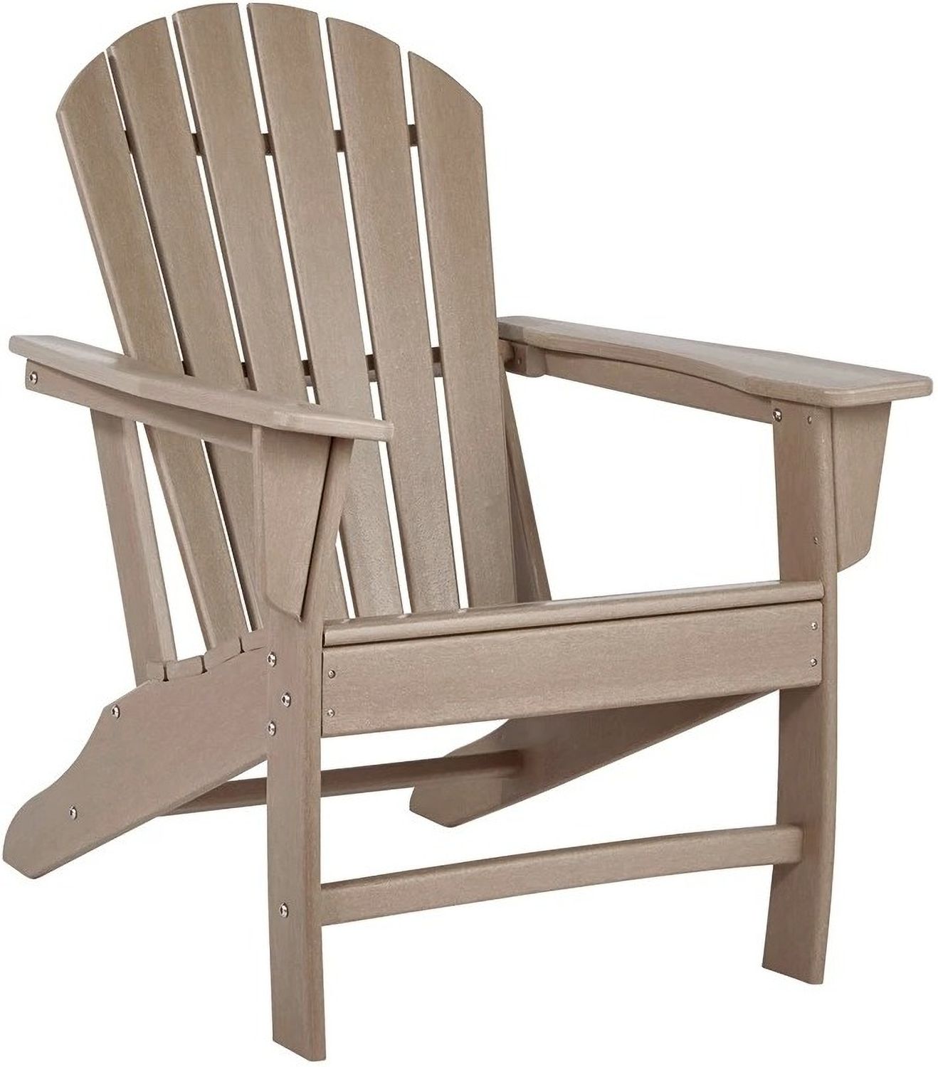 Sundown Treasure Grayish Brown Outdoor Adirondack Chair P014898