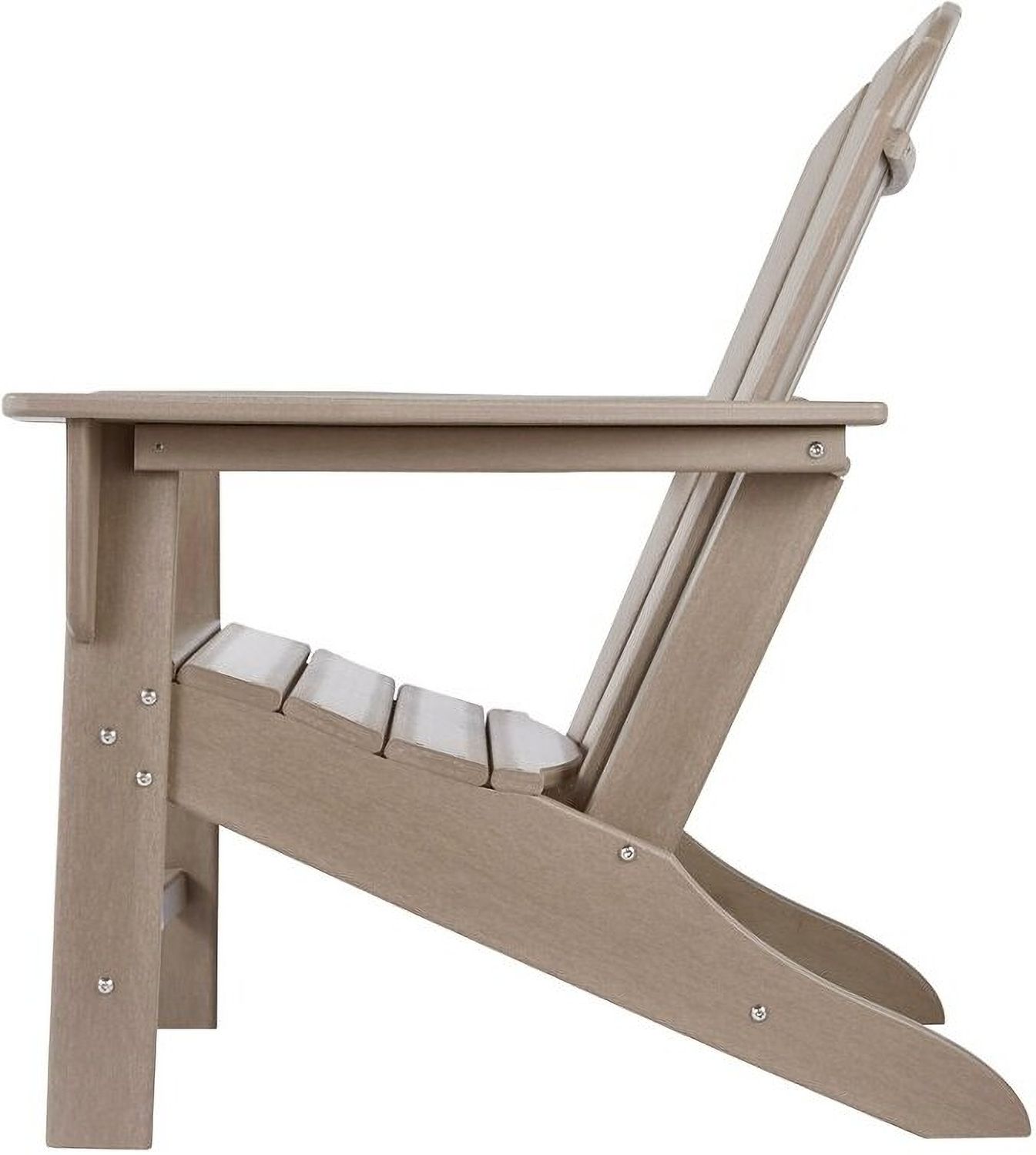 Sundown Treasure Grayish Brown Outdoor Adirondack Chair P014898