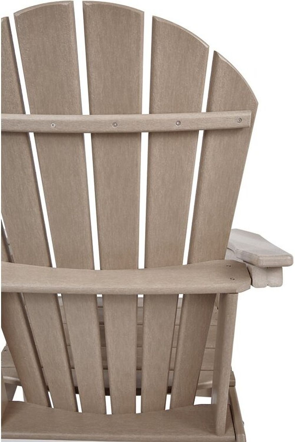 Sundown Treasure Grayish Brown Outdoor Adirondack Chair P014898