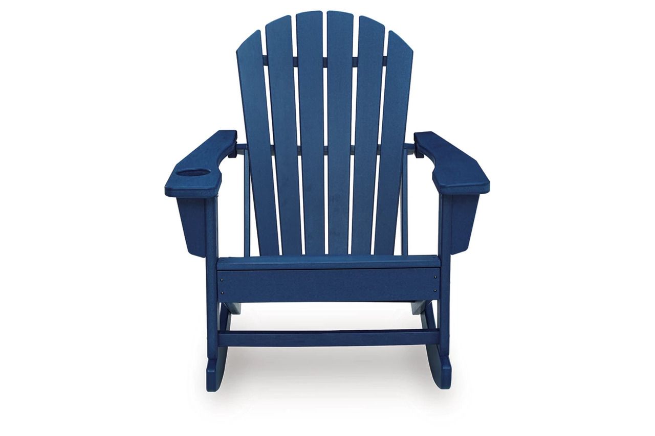 Sundown Treasure Outdoor Rocking Chair In Blue P019827