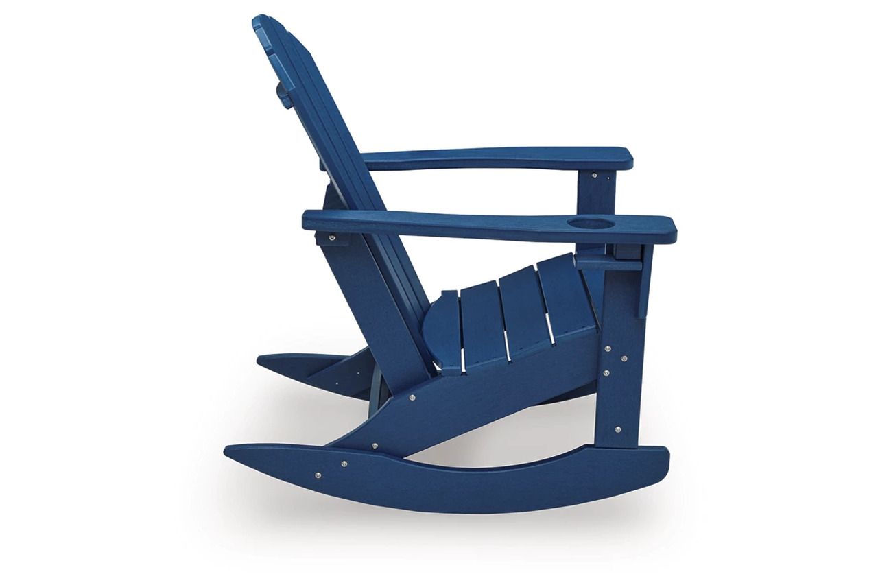 Sundown Treasure Outdoor Rocking Chair In Blue P019827