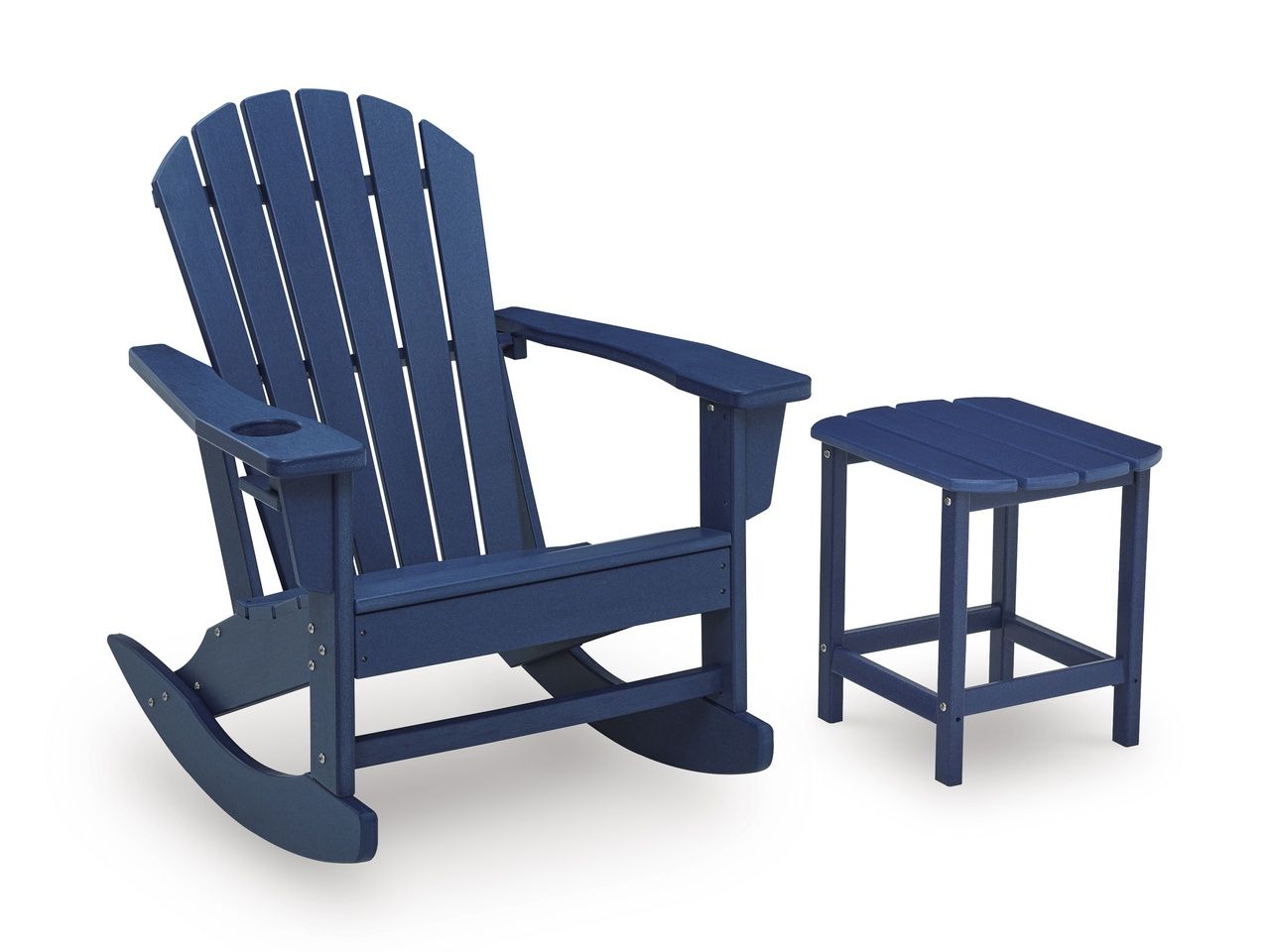 Sundown Treasure Outdoor Rocking Chair In Blue P019827