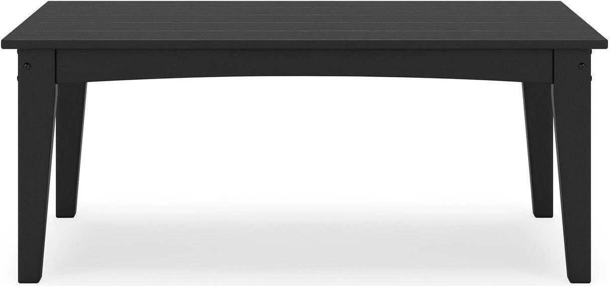 Hyland wave Outdoor Coffee Table In Black P108701