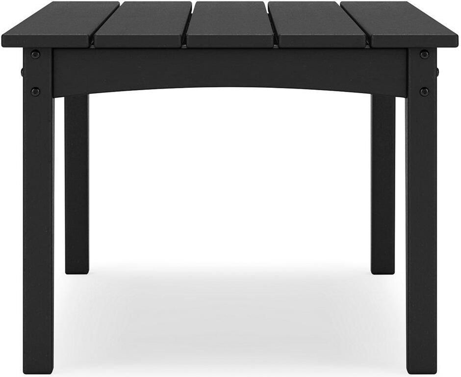 Hyland wave Outdoor Coffee Table In Black P108701