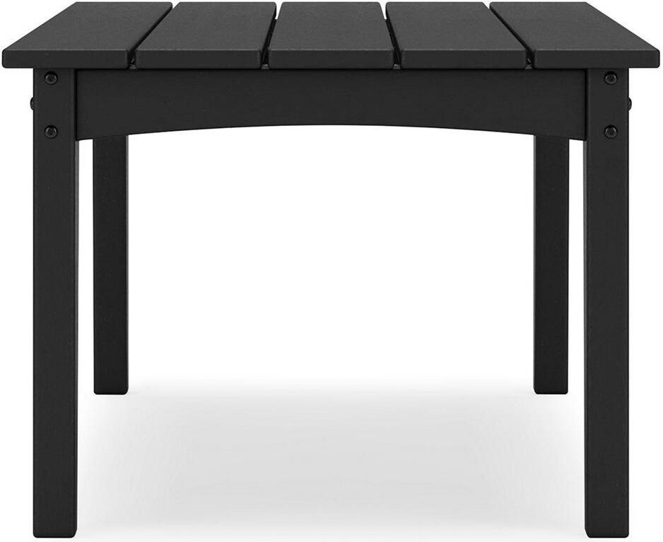 Hyland wave Outdoor Coffee Table In Black P108701