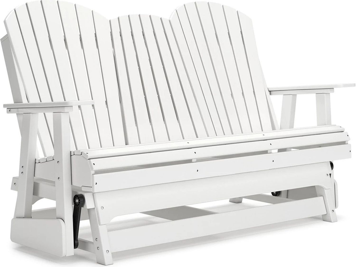 Hyland Wave Outdoor Glider Loveseat In White P111835