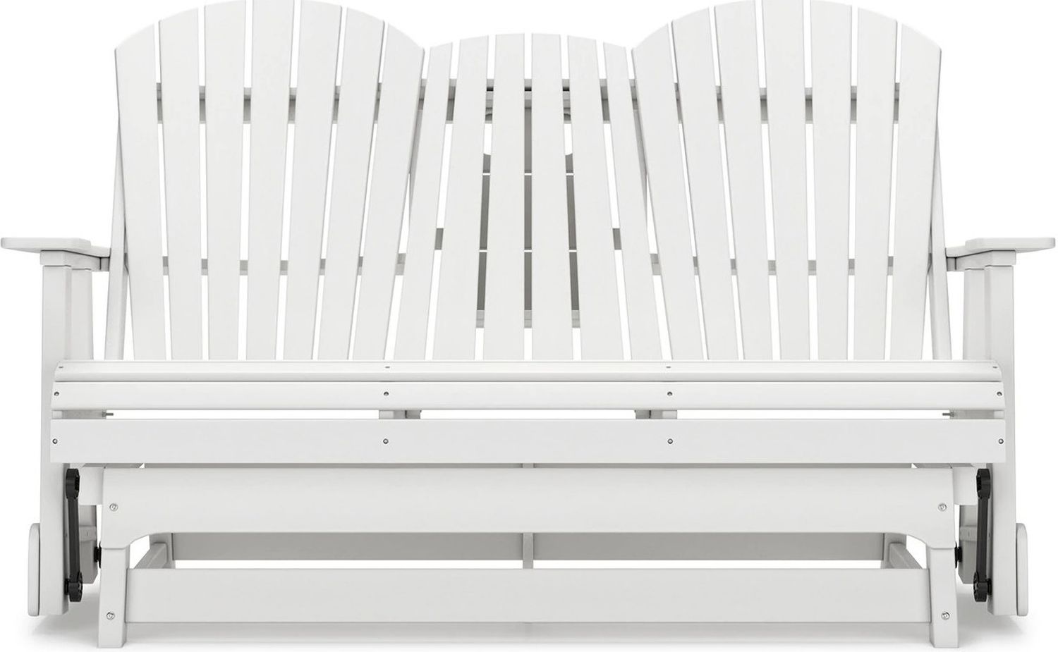 Hyland Wave Outdoor Glider Loveseat In White P111835