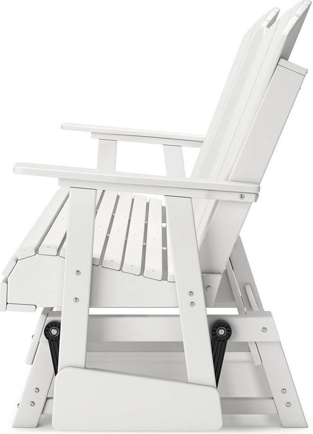 Hyland Wave Outdoor Glider Loveseat In White P111835
