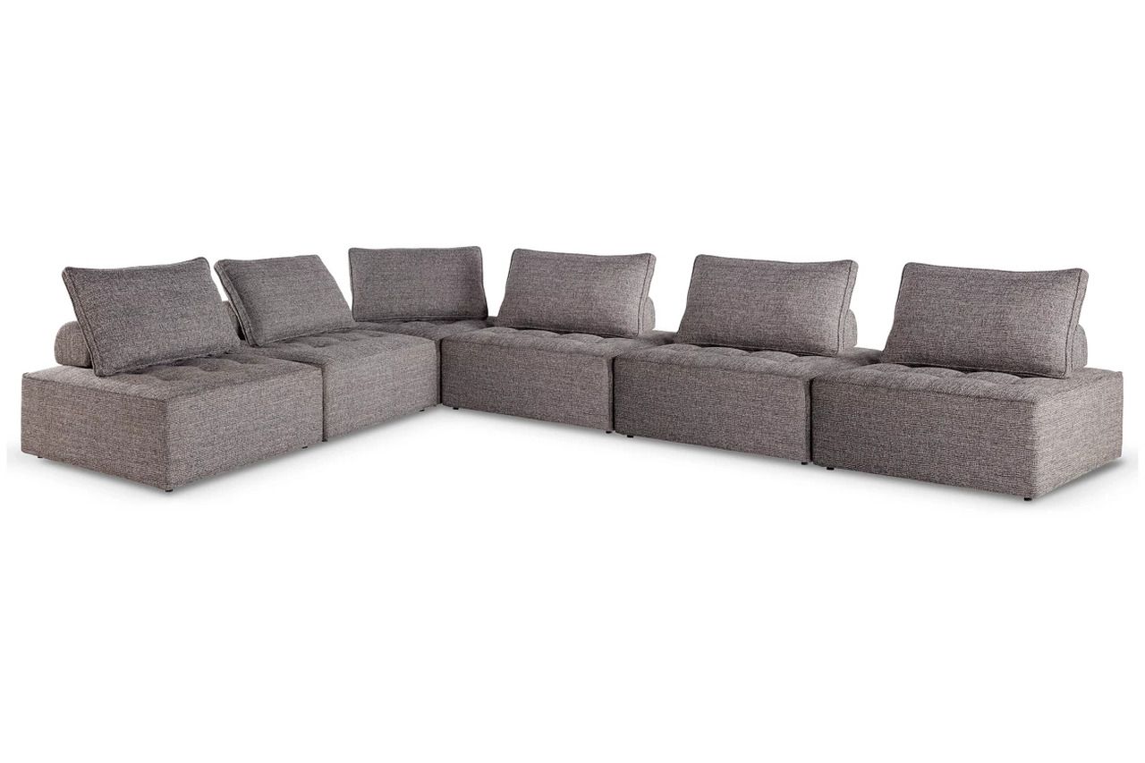 Bree Zee 6-Piece Outdoor Modular Seating In Brown P160P11