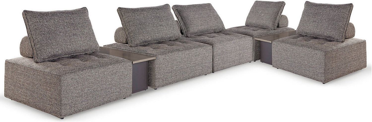 Bree Zee 7-Piece Outdoor Modular Seating In Brown P160P13