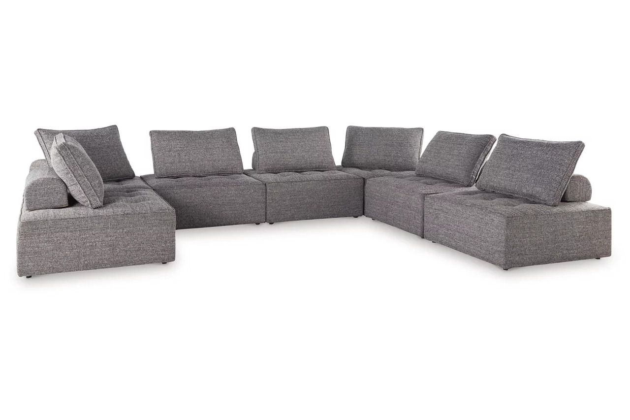 Bree Zee 7-Piece Outdoor Sectional In Brown P160P2