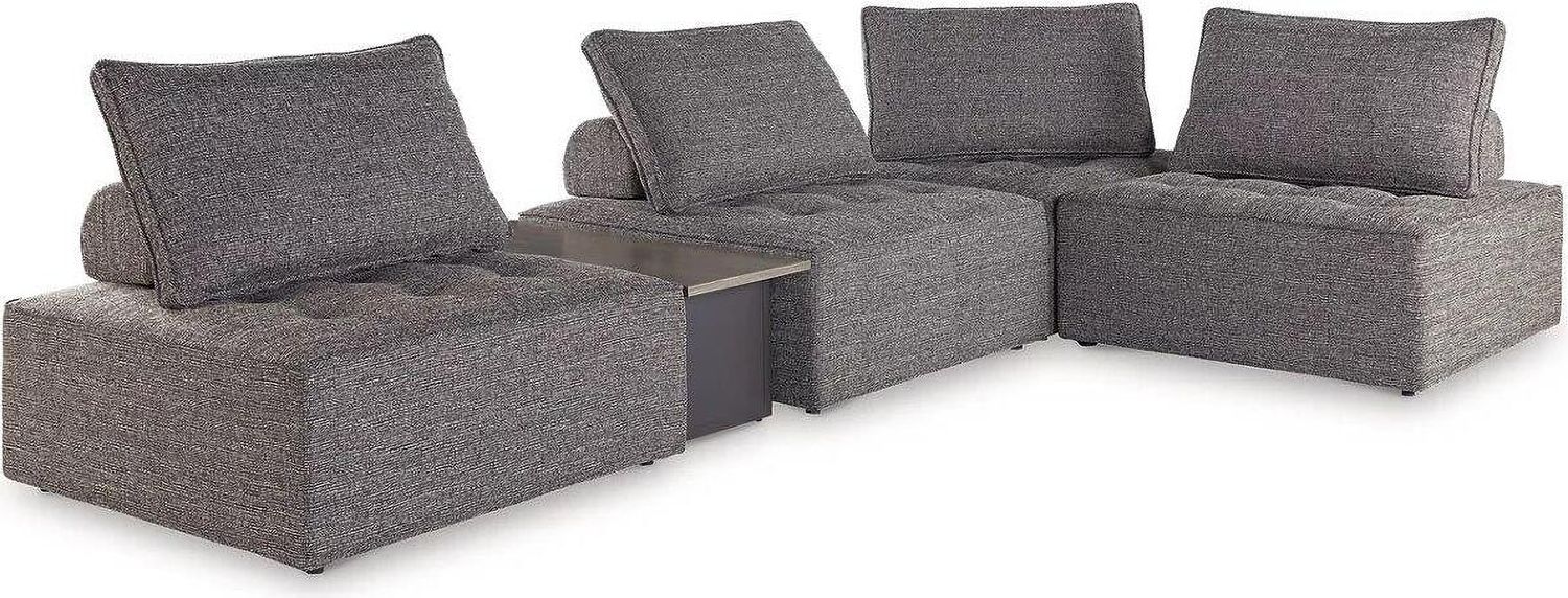 Bree Zee 5-Piece Outdoor Sectional In Brown P160P5