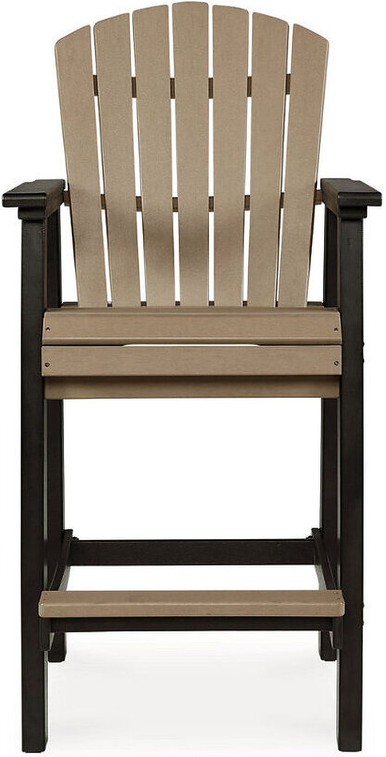 Fairen Trail Black/Driftwood Tall Barstool Set of 2 P211130