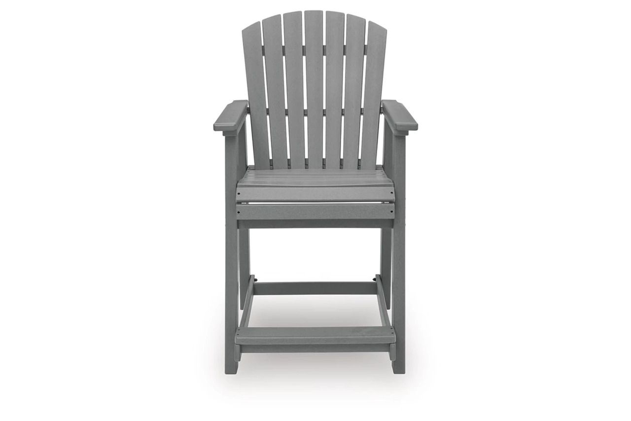 Ross Cove Outdoor Counter Height Bar Stool In Dark Gray P227124