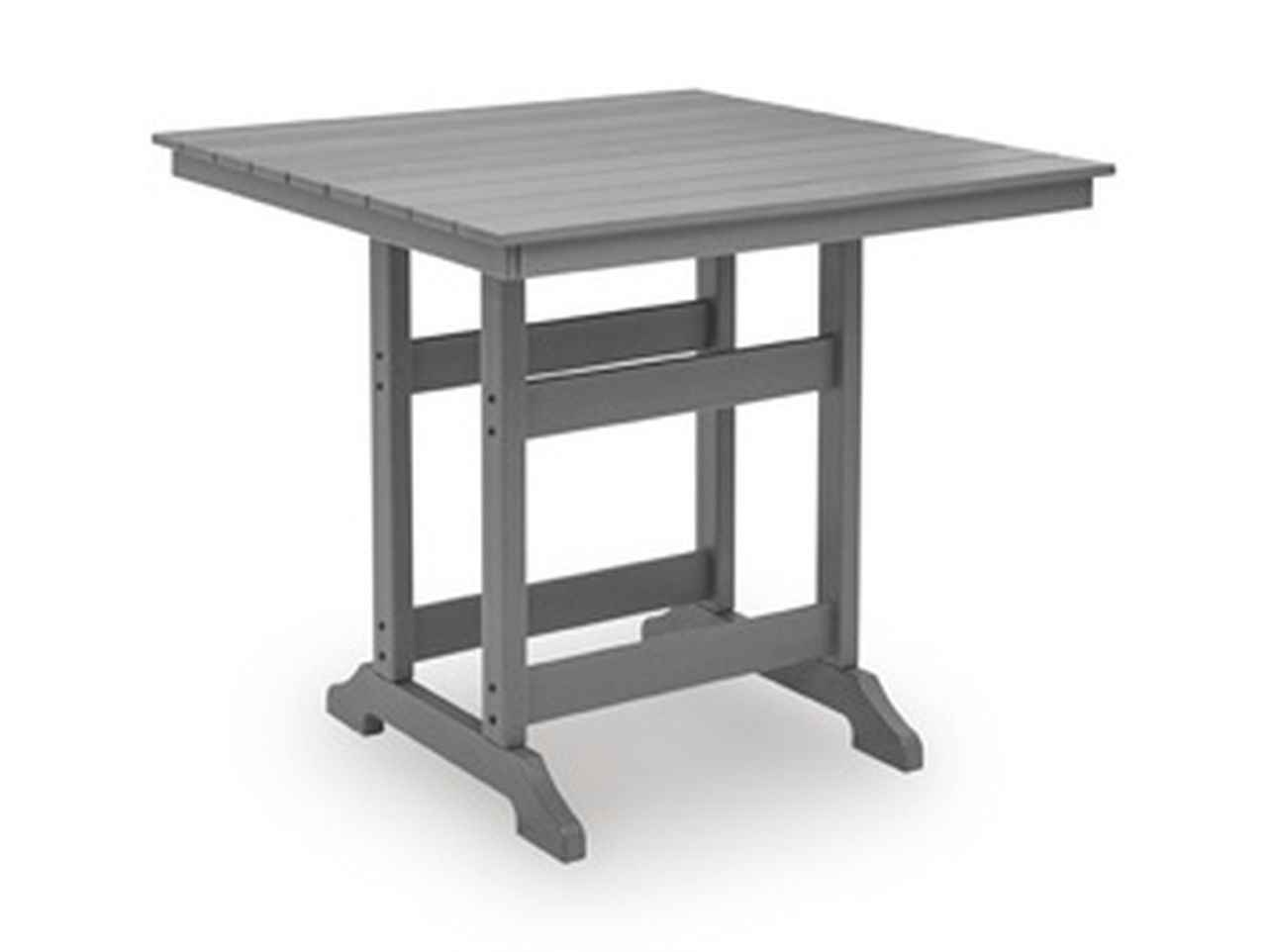 Ross Cove Outdoor Counter Height Dining Table In Dark Gray P227632
