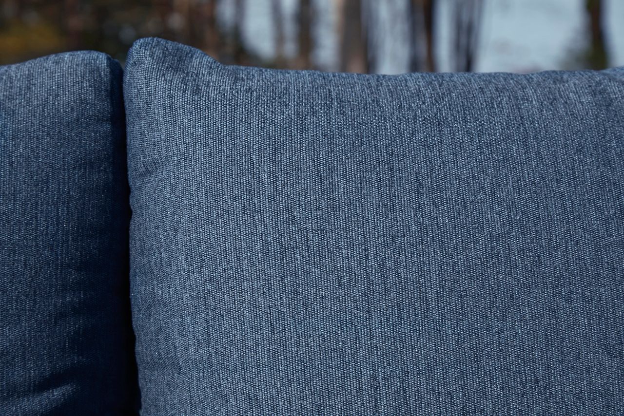 Gali Outdoor Sofa/Chairs/Table Set of 4 In Gray and Blue P275081