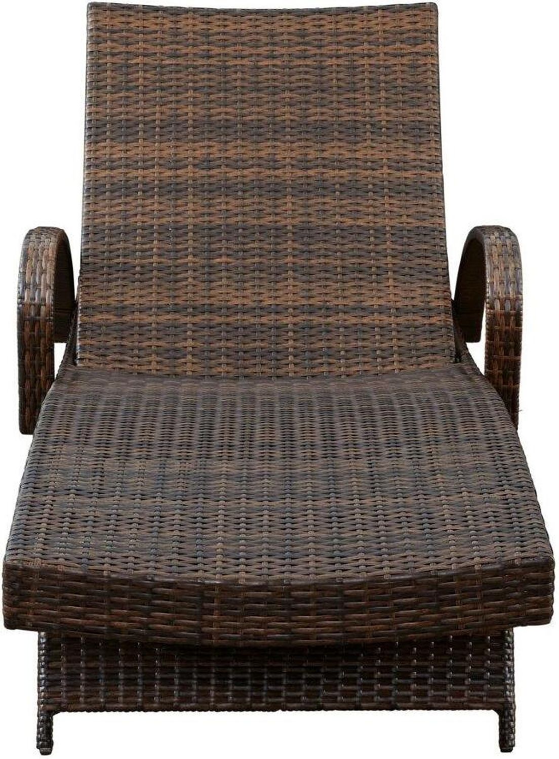 Kantana Brown Chaise Lounge Set of 2 P283815