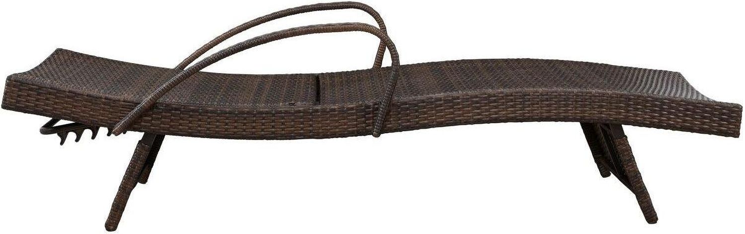 Kantana Brown Chaise Lounge Set of 2 P283815