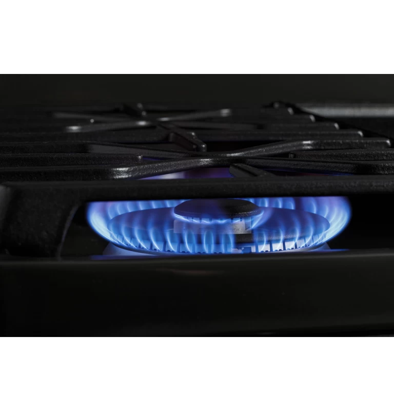 30" Free-Standing Self Clean Dual-Fuel Fingerprint Resistant Range with Storage Drawer P2B935YPFS