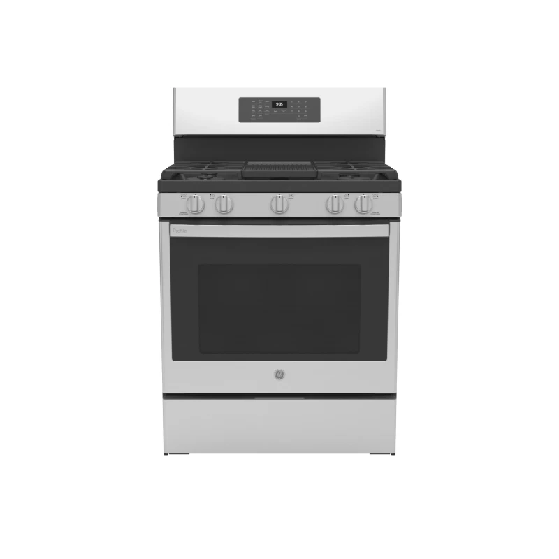 30" Free-Standing Self Clean Dual-Fuel Fingerprint Resistant Range with Storage Drawer P2B935YPFS