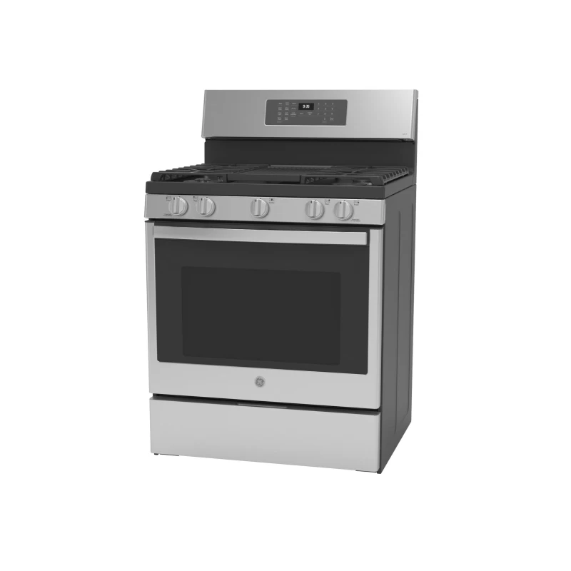30" Free-Standing Self Clean Dual-Fuel Fingerprint Resistant Range with Storage Drawer P2B935YPFS