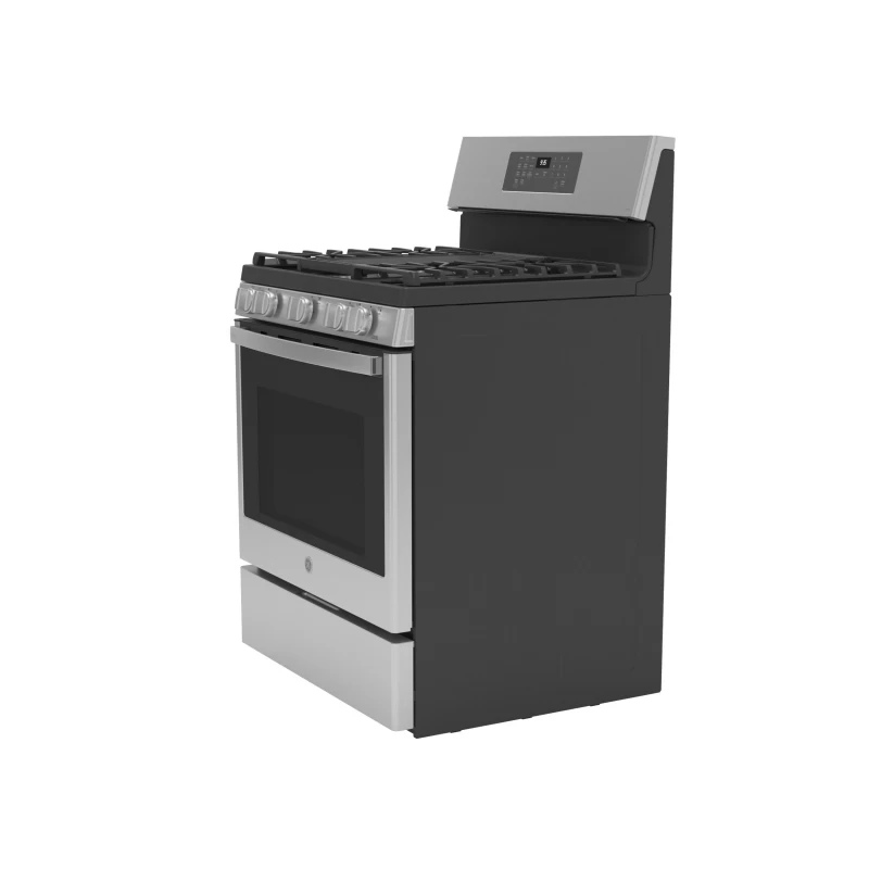 30" Free-Standing Self Clean Dual-Fuel Fingerprint Resistant Range with Storage Drawer P2B935YPFS