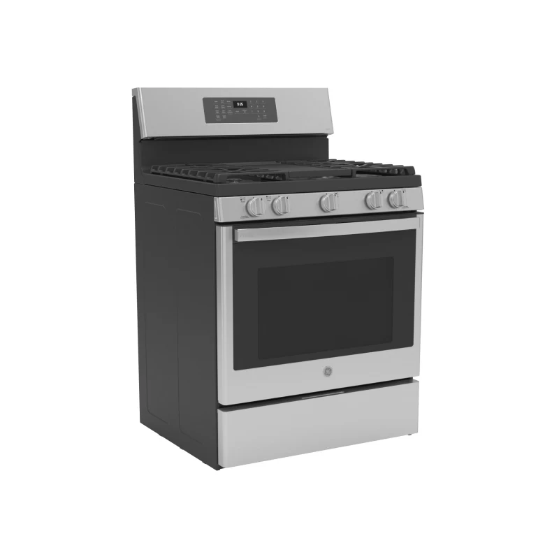 30" Free-Standing Self Clean Dual-Fuel Fingerprint Resistant Range with Storage Drawer P2B935YPFS