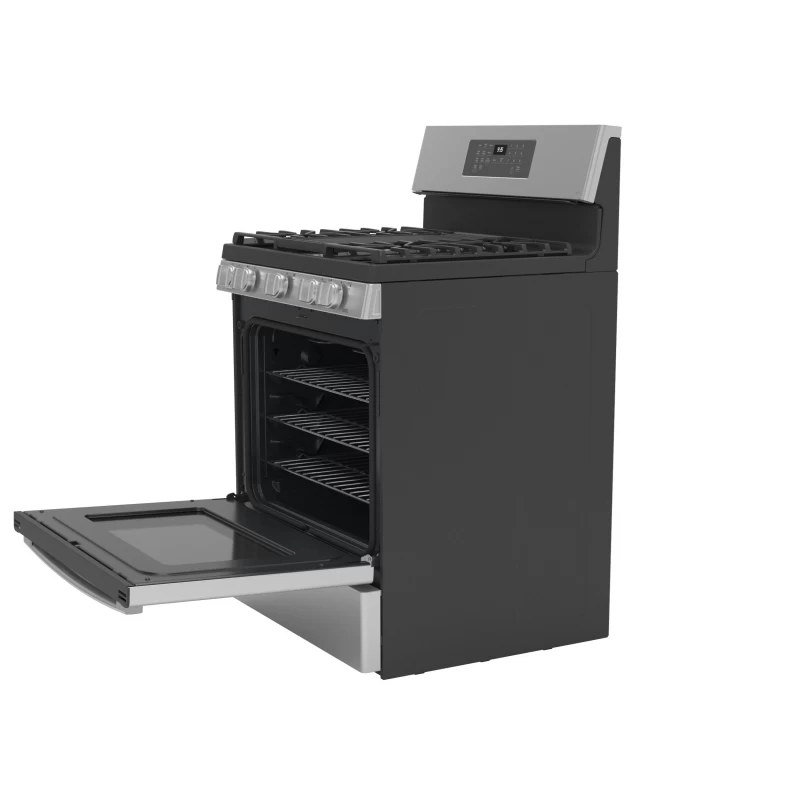 30" Free-Standing Self Clean Dual-Fuel Fingerprint Resistant Range with Storage Drawer P2B935YPFS