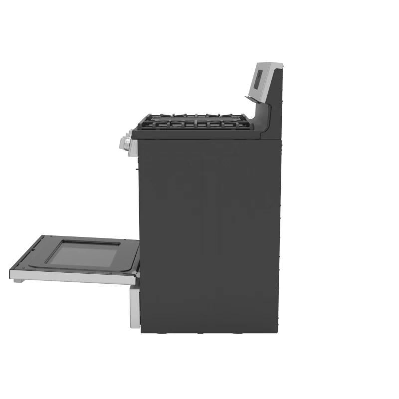 30" Free-Standing Self Clean Dual-Fuel Fingerprint Resistant Range with Storage Drawer P2B935YPFS